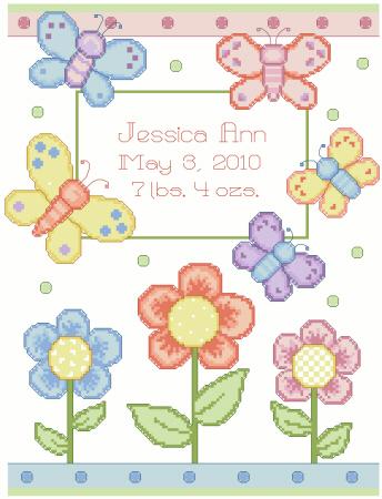 (image for) Butterfly Birth Announcement